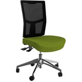 OLG URBAN TASK CHAIR ALLOY BASE MESH BACK AND MOTION FELT FABRIC SEAT AVOCADO GREEN