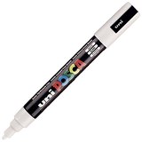 POSCA PC5M PAINT MARKER BULLET MEDIUM 25MM WHITE