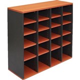RAPID WORKER PIGEON HOLE UNIT 1040 X 1040 X 380MM CHERRYIRONSTONE