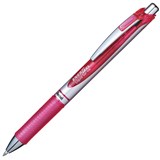 PENTEL BL77 ENERGEL RETRACTABLE GEL INK PEN 07MM PINK BOX 12
