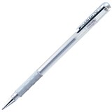 PENTEL K118 HYBRID GEL GRIP GEL INK PEN 08MM SILVER BOX 12