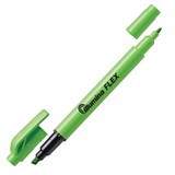 PENTEL HIGHLIGHTER ILLUMINA FLEX TWIN TIP BULLETCHISEL LIGHT GREEN