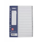 DELI DIVIDERS PVC AZ TAB A4 GREY