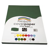 RAINBOW COVER PAPER 125GSM A3 XMAS GREEN PACK 100