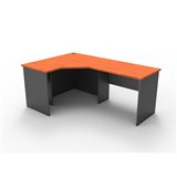 RAPID WORKER CORNER WORKSTATION COMPLETE 1200 X 1800 X 600MM CHERRYIRONSTONE