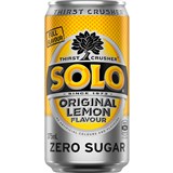 SOLO ORIGINAL LEMON ZERO SUGAR CAN 375ML PACK 10