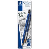 STAEDTLER 100A MARS LUMOGRAPH AQUARELL PENCIL AND BRUSH PACK 6