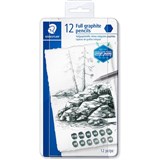 STAEDTLER MARS LUMOGRAPH FULL GRAPHITE PENCILS PACK 12