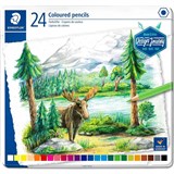 STAEDTLER 146C COLOURED PENCILS ASSORTED PACK 24