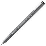 STAEDTLER 308 PIGMENT LINER FINELINER 06MM BLACK BOX 10