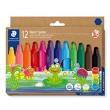 STAEDTLER NORIS 329 JUNIOR FIBRE TIP PENS ASSORTED BOX 12 HANGSELL