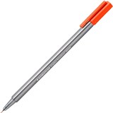 STAEDTLER 334 TRIPLUS FINELINE PEN NEON RED BOX 10
