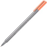 STAEDTLER 334 TRIPLUS FINELINE PEN SALMON BOX 10