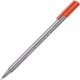 STAEDTLER 334 TRIPLUS FINELINE PEN SCARLET RED BOX 10