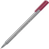 STAEDTLER 334 TRIPLUS FINELINE PEN MAUVE BOX 10