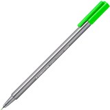 STAEDTLER 334 TRIPLUS FINELINE PEN NEON GREEN BOX 10