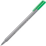 STAEDTLER 334 TRIPLUS FINELINE PEN PALE GREEN BOX 10