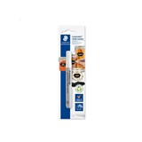 STAEDTLER LUMOCOLOUR 344 CHALK MARKER 24MM WHITE PACK 1