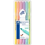 STAEDTLER TRIPLUS TEXTSURFER HIGHLIGHTER ASSORTED PACK 6
