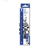 STAEDTLER 100B MARS LUMOGRAPH BLACK PENCIL 2B BOX 12