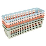 PENCIL BASKET 254 x 83 x 64mm ASSORTED COLOURS