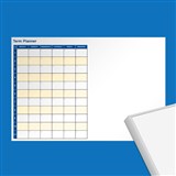 VISIONCHART PRINTED MAGNETIC WHITEBOARD LX6 SLIM FRAME 1500 X 900MM