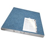 VISIONCHART AUTEX ACOUSTIC FABRIC PEEL N STICK TILES 600 X 600MM STONEWASH PACK 6