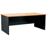 LOGAN DESK 1800 X 900 X 730MM BEECHIRONSTONE