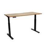 ELEV8 SITSTAND DESK DUAL MOTOR 1500 X 750MM BEECHBLACK
