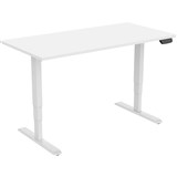 ELEV8 SITSTAND DESK DUAL MOTOR 1500 X 750MM WHITEWHITE